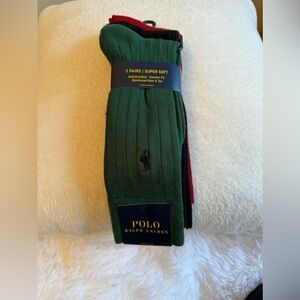 POLO RALPH LAUREN  Soft antimicrobial comfort fit reinforced Heel ,Toe
Socks